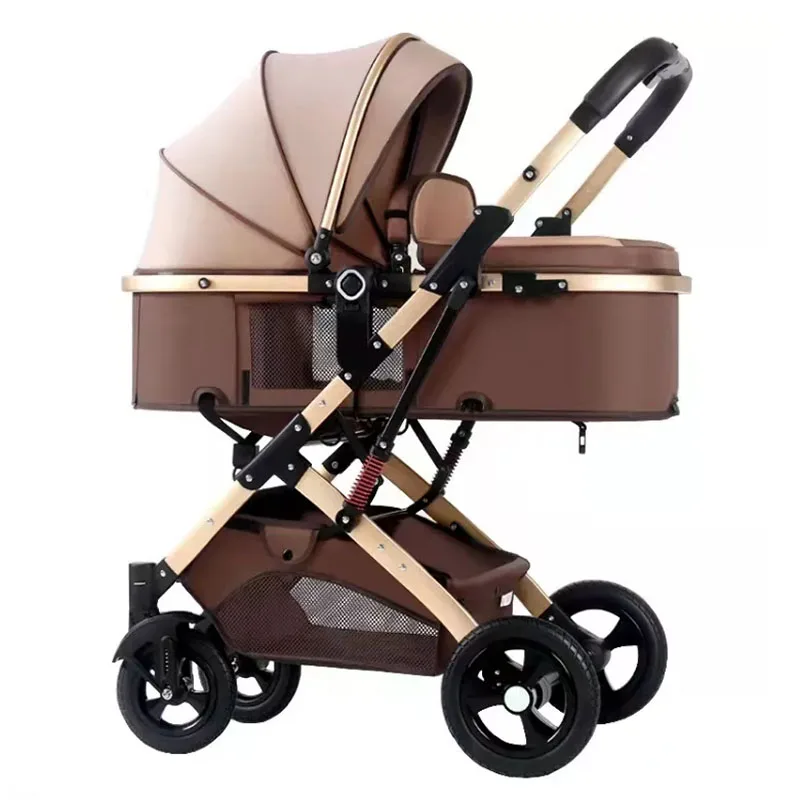 OEM 4 Wheel Aluminum Alloy Foldable Baby Stroller/Baby Pram China Factory/cheap Baby Carrier