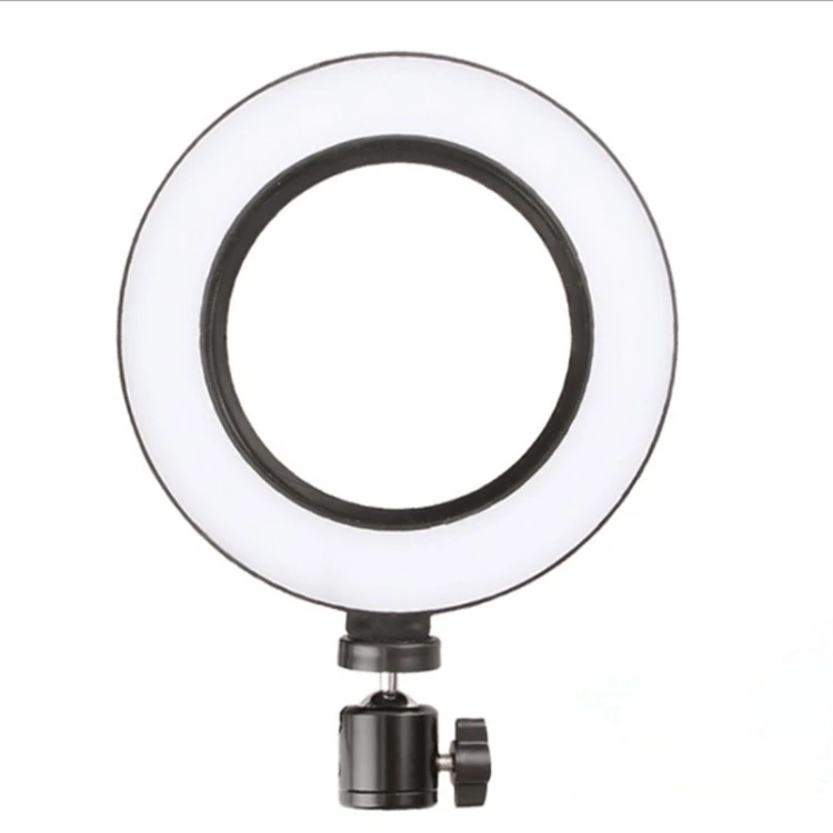 
Fashion new live fill light mobile phone holder 16cm LED ring light USB Beauty live Tripod photography light 