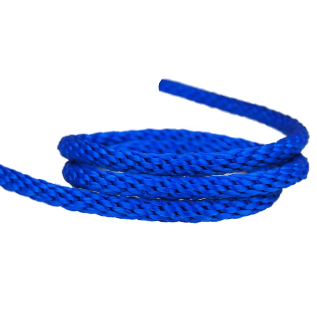 low stretch with knots easily 1/4inch pp multifilament solid braid rope