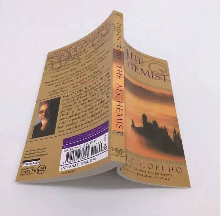 Good reading for teenagersA book of fables and stories with life philosophyThe Alchemist Paulo Coelho book printing