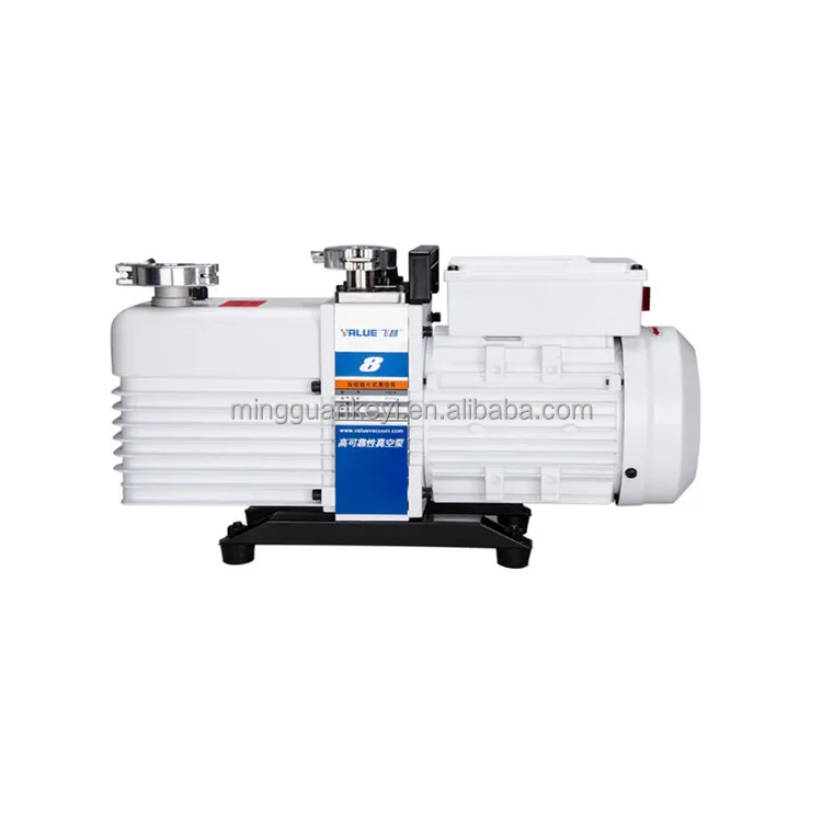 2.2 L/s Double Stage Rotary Vane Vacuum Pump with Exhaust Filter for lab coating machine -VRD-8
