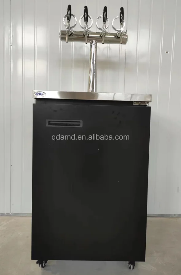 Нержавеющая сталь 4 краны Kegerator диспенсер холодильник пивные кегераторы