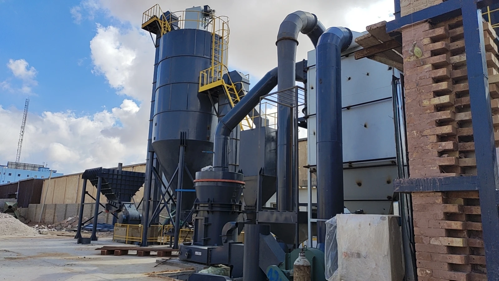 Automatic Gypsum Powder Machine Plaster of Paris Making Equipment for Building Material Industries