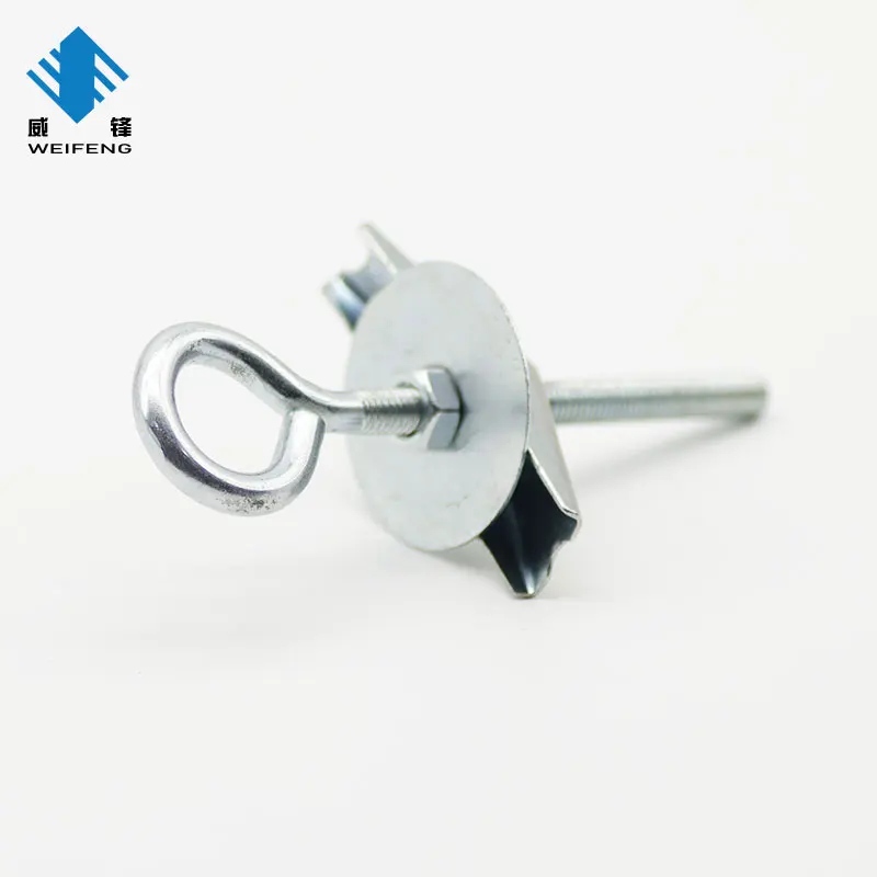 Zinc Plated Butterfly Spring Toggle Fixings with Screws Hollow Cavity Wall Anchors