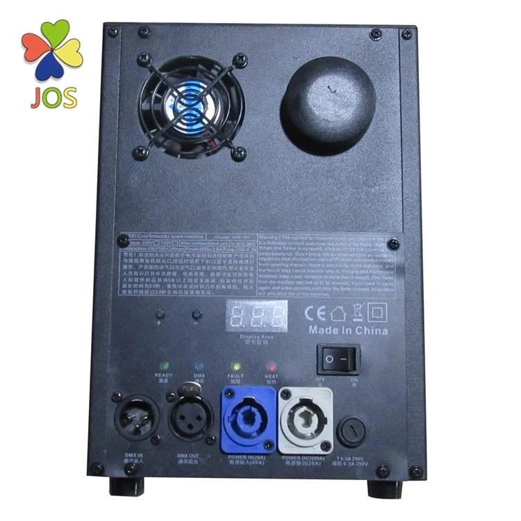 2 piece 600w ice fountain fireworks  remote control fountain machine with air case