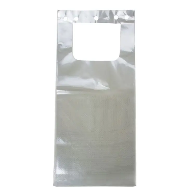 Plastic Packaging Micro Perforated Bag Christmas Gift Candy Cake Packing Bag With Paper Tray Plastic Bag