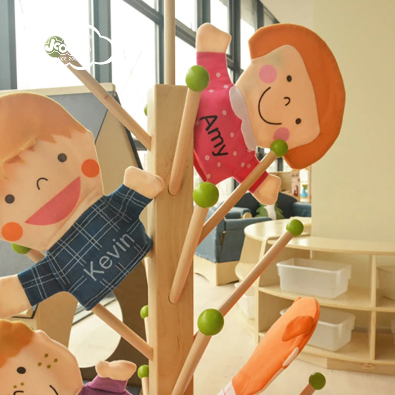 Lovely design kindergarten hand puppet display stand