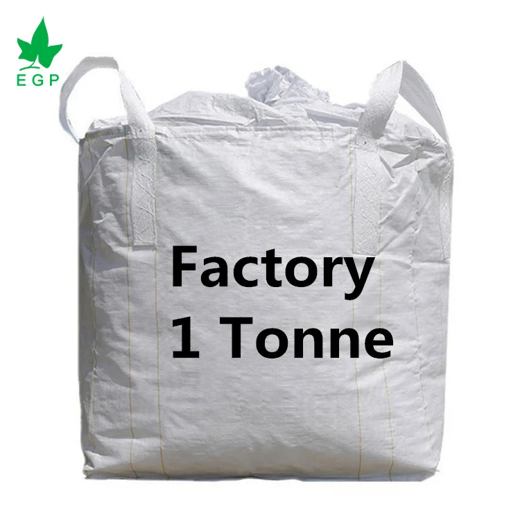 EGP 95x95x135cm Ton Jumbo Bag Specification Polypropylene FIBC Sandbags Woven Bags 1000kg Transport Packing