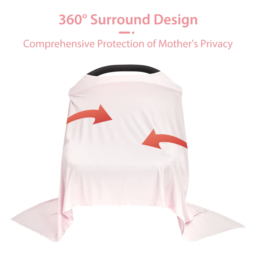 Ultra Soft Breastfeeding Cover Modal Elastic Baby Nursing Cover