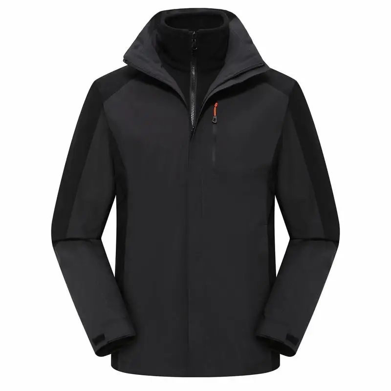 150D high elastic pongee 100% polyester winter jacket for men waterproof outdoor jackets