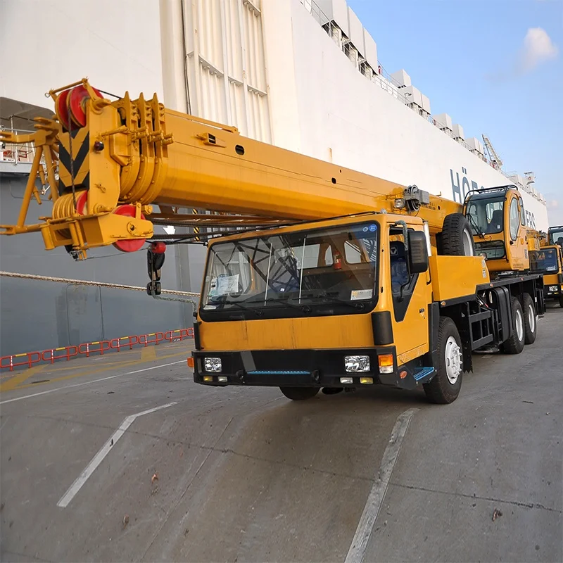 China Best Price tractor truck with crane 25 Ton QY25K5D hydraulic arm crane for trucks for Hot Sale