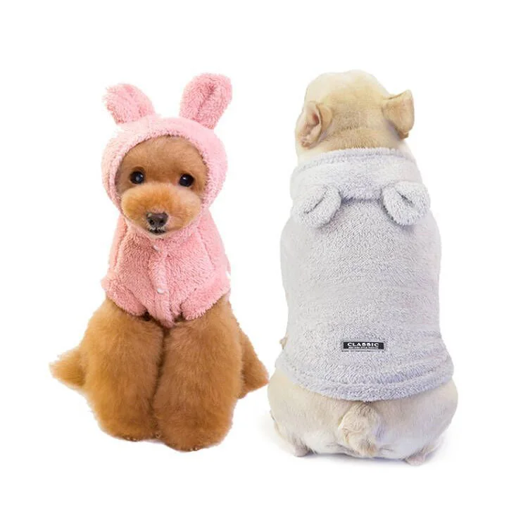 Cartoon Small Dog Clothes Winter French Bulldog Autumn Coat Pug Puppy Dog Hoodies Pet Clothes Ropa Perro Dogs Pets Clothing