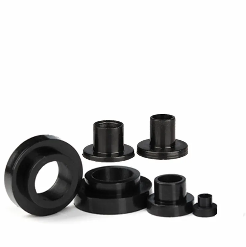 M6 M8 Custom Black Plastic Nylon Bushing Flange Barrel Shoulder Washer Gasket T Type Insulating Washer