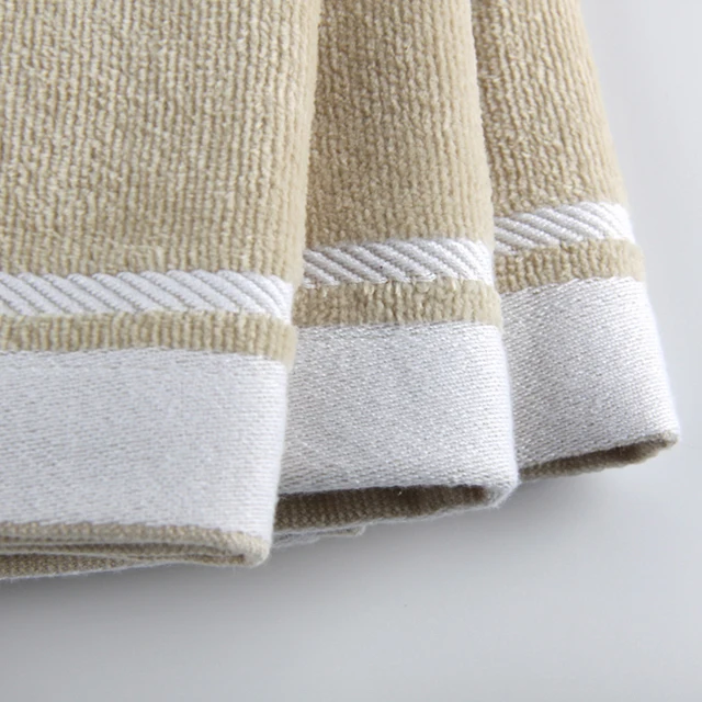 Professional durable cotton velour hand towel with Starfish embroidery Coastal series towel in American size