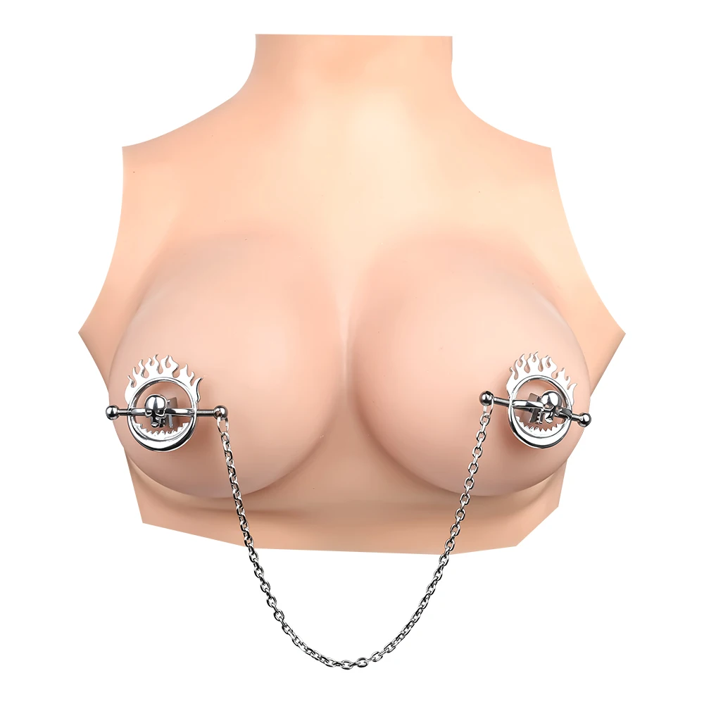 Waterproof sweat-proof Hot Wheels shaped steel nipple clamps anti-rust nipple clamps Couples flirting toys