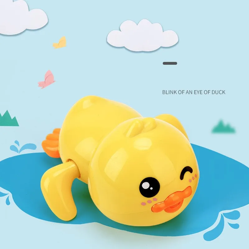 2022 Hot Sale New Floating Rubber Duck Baby Bath Toys Kids Cartoon Healthy and Harmless Bath Toys