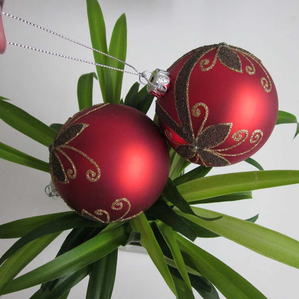 Decorative Christmas glass balls