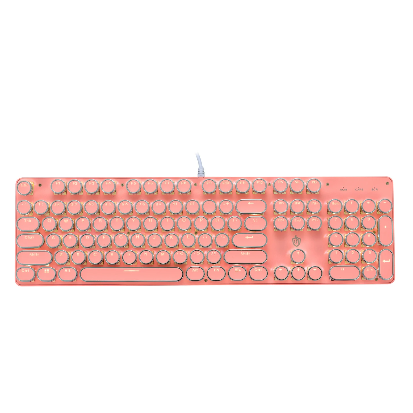 Factory price wholesale OEM/ODM 104 key full size LED backlight wired mechanical keyboard