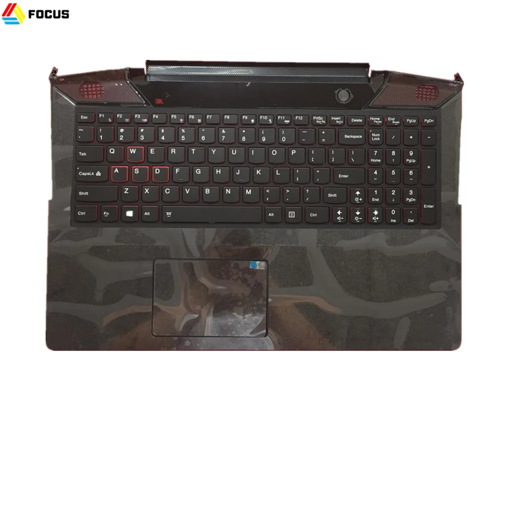  Оригинальный новый ноутбук для Lenovo Ideapad Y700-15 Palmrest верхний корпус с клавиатурой Trackpad