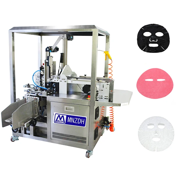 facial mask sheet filling sealing machine auto face mask folding machine
