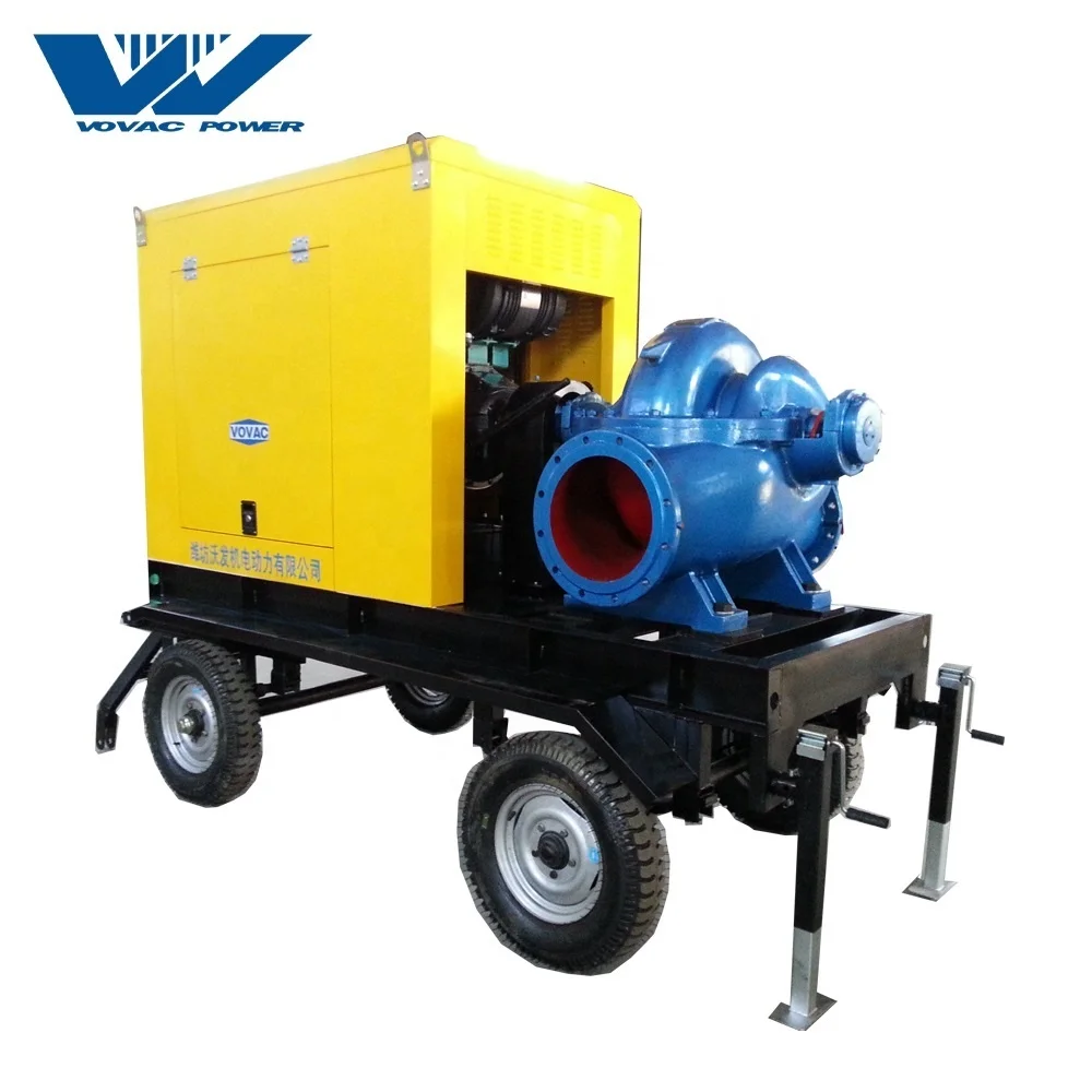 Big Flow 14inch Diesel Water Pump For Irrigation