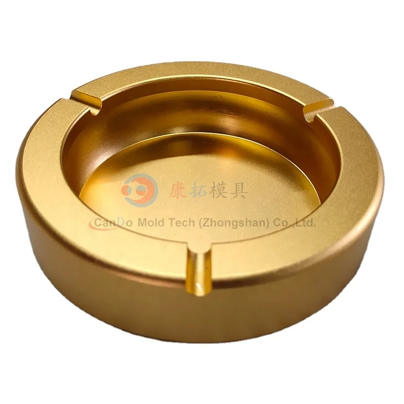 OEM Round Ashtray Customized Logo Wholesale Cigarette Sets Rapid Prototyping Service for Office Hotel Home