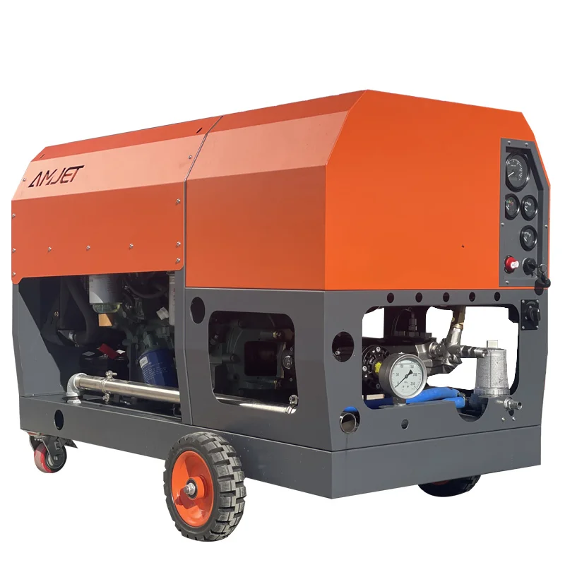 AMJET 600Bar 8700psi 22LM 62HP High Pressure Washer Jet Power Engine High Pressure Washer diesel pressure Washer For Industrial