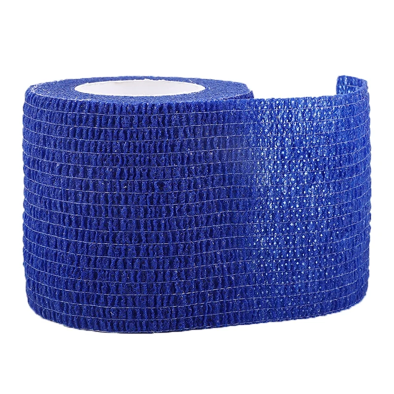 Wholesale Price 5cm Solid Color Adhesive Medical Gauze Bandage Wrap