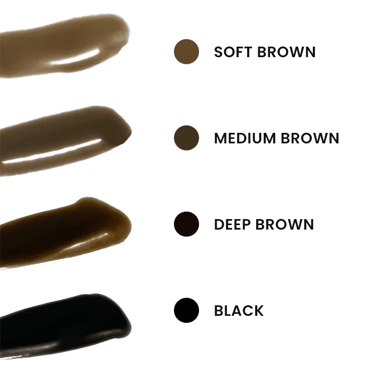 Professional Best Eyebrow cejas Kit Lash and Brow Tint Waterproof Fiber Dark Brown Eyebrow Tint Hybrid Eyebrow Pomade