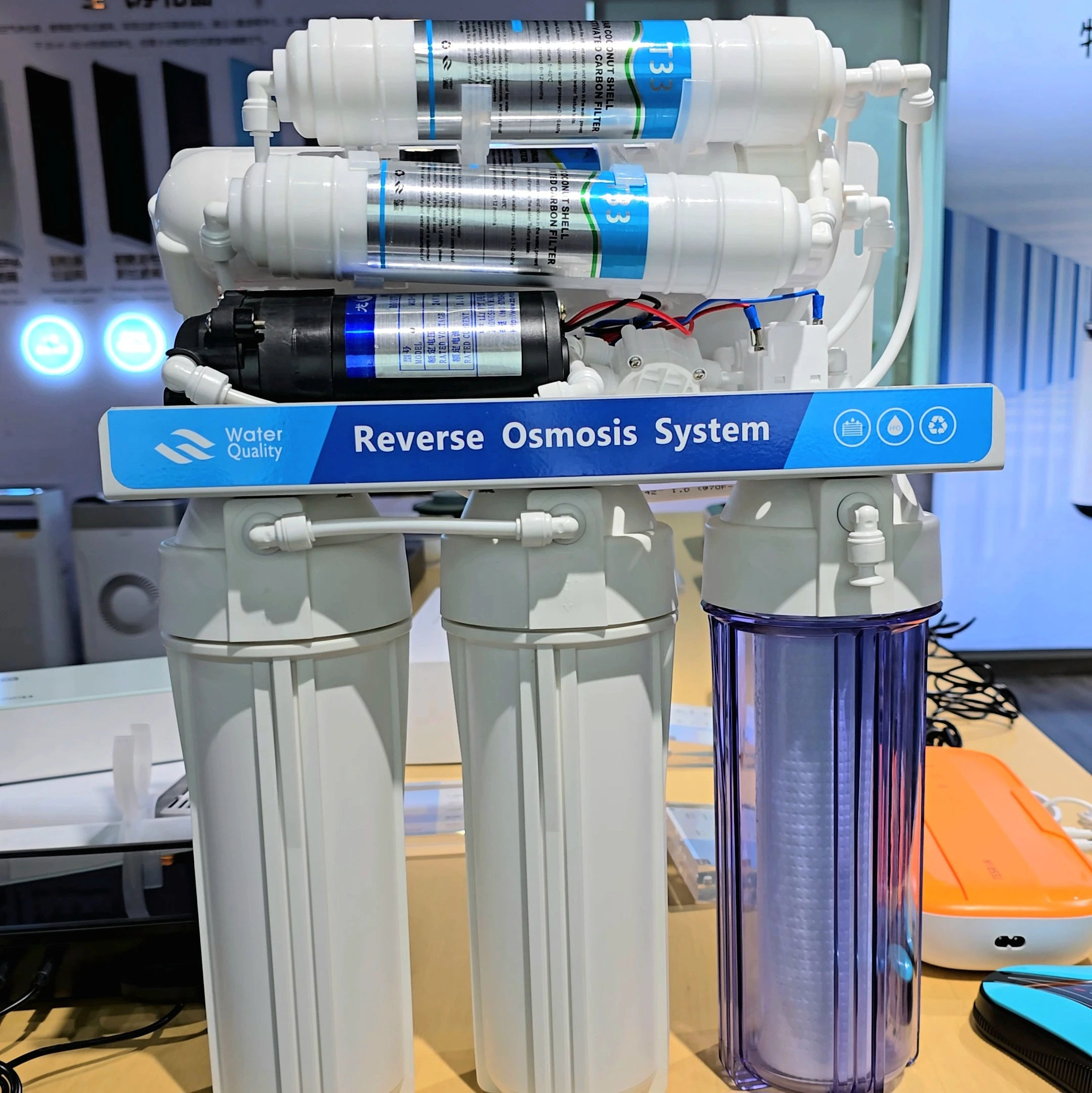 5-7 stage reverse osmosis water filter system for home drinking 75/100 GPD RO Water Purifier System