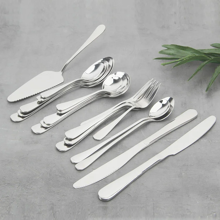 
Stainless steel cutlery knife/fork/spoon set 