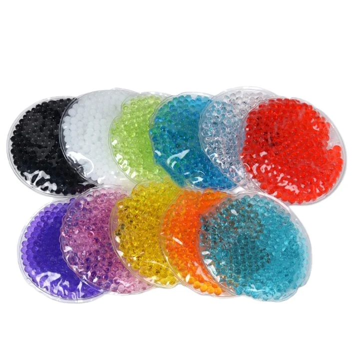 Customized round Mini Gel Ice Cold Pack in Bright Colors for Rehabilitation Therapy
