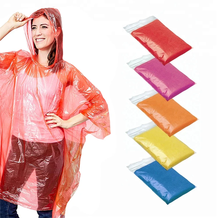 Outdoor Emergency Rain Coat Waterproof Disposable pvc Raincoats