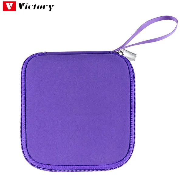 2022 Simple design neoprene protective hold 10pcs 10ml bottle essential oil roller pouch with a webbing handle to carry