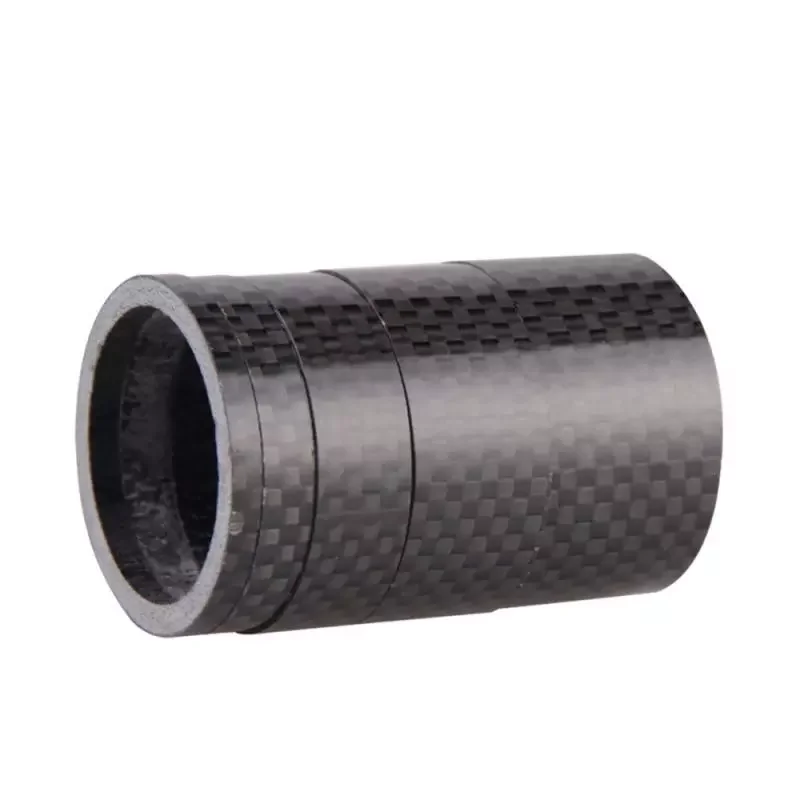 3K 3 5 10 15 20mm Carbon Fibre Yarn Bicycle parts Set Carbon Spacers Headset Stem Spacer 18 UD Carbon Road Bike Spacers Kit