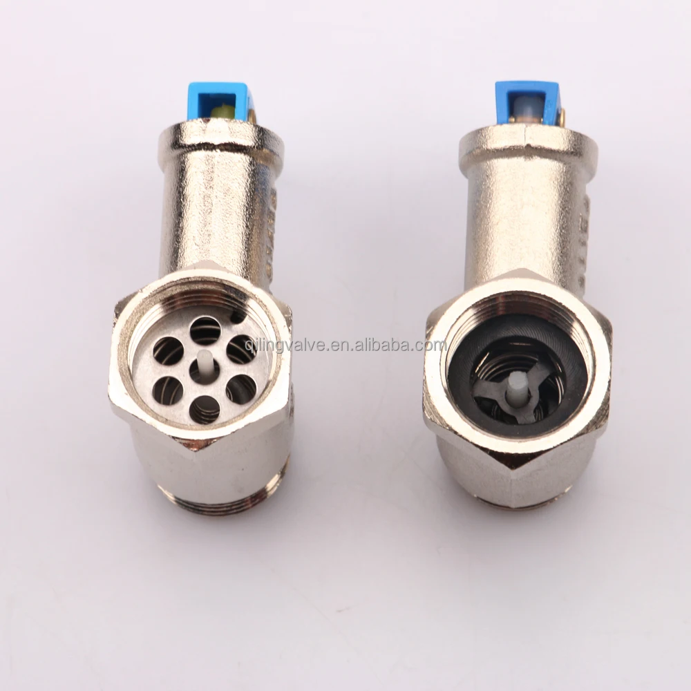 Low pressure 2bars 2.5bars air release gas burner pneumatic 1/2' thread brass 3 bar safety valve