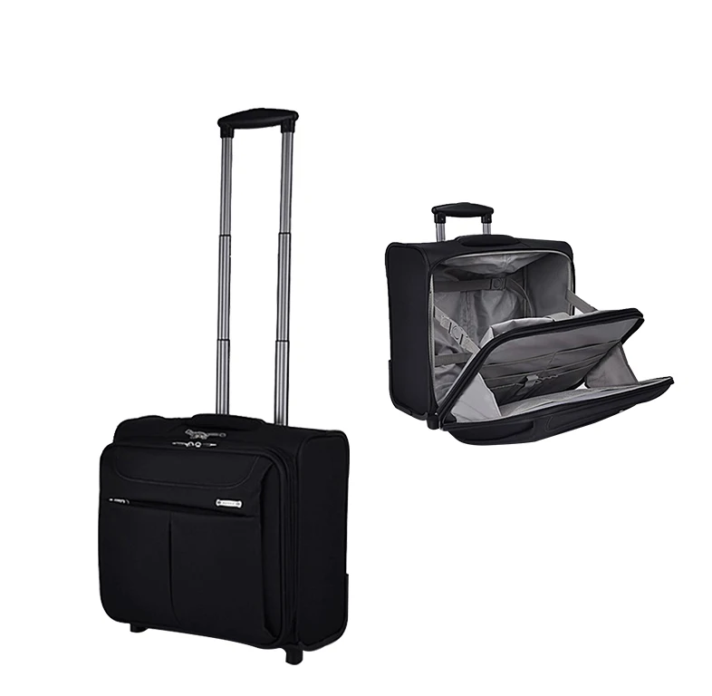 
Business laptop soft travel bags suitcase airport luggage trolley 