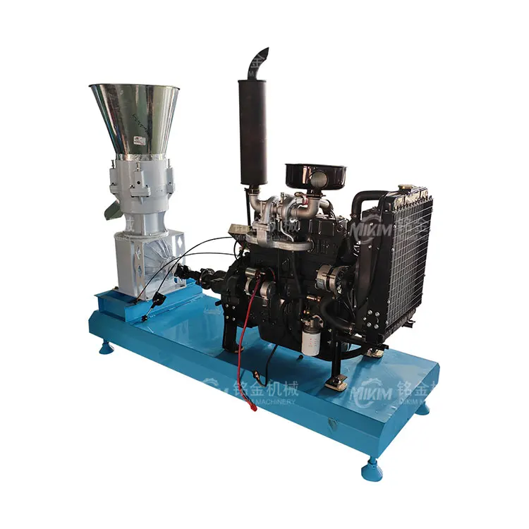 Mill Machine and Wood  New  2mm 4mm 6mm 8 mm  Chicken Pellet Feed Machine Poultry Feed Production Line Machine