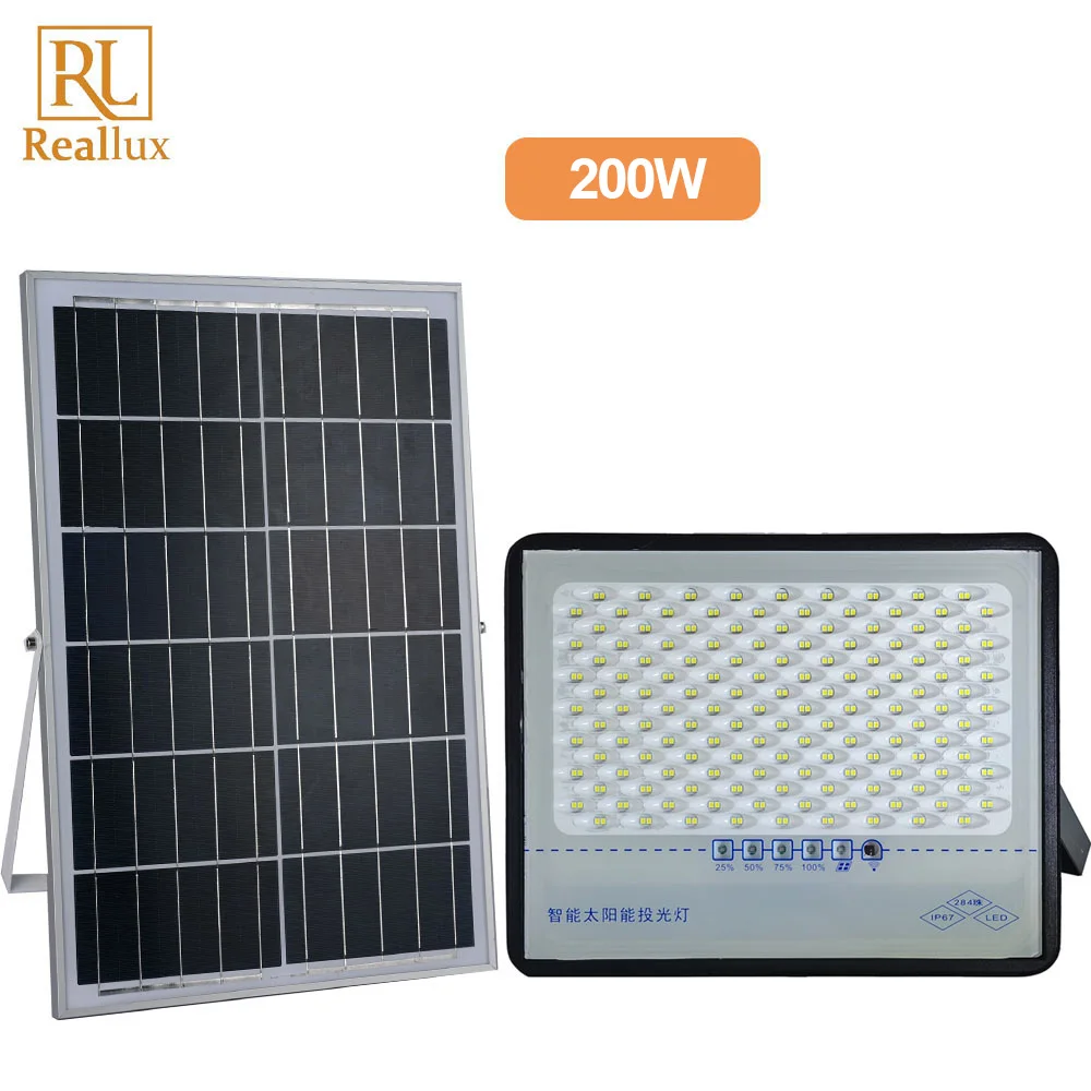 
500W Solar Sensor Street Light LED 2835SMD Waterproof IP65 Outdoor Garden Lamp Aluminum Solar Panel Pure White 6500K With Pole 
