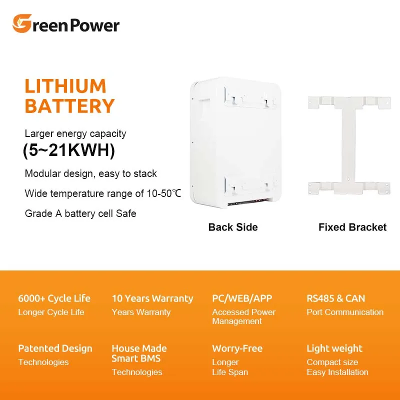 Lifepo 4 Portable Power Bank Home Powerwall 24V 48V Battery Lithium Energy Storage