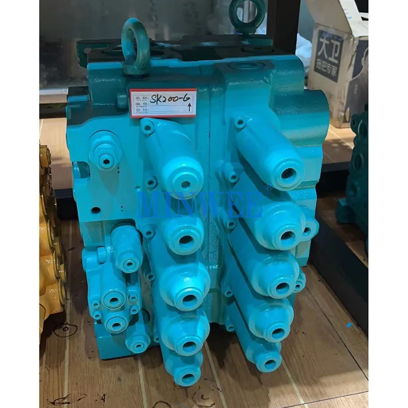 Original SK200-6 SK200-6E SK230-6E  excavator main control valve SK200-5 SK450-6  control valve sk200-6 hydraulic control valve