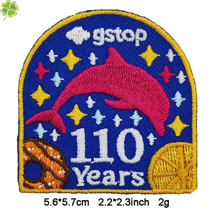 Mountain Camping Iron On Patches For Clothing Outdoor Adventure Embroidered Jacket Backpack DIY custom badge embroidery patch