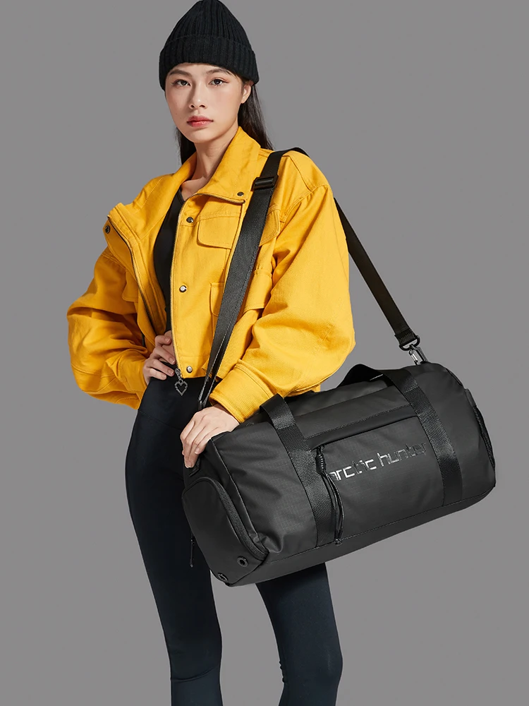2023 ARCTIC HUNTER casual sports Men Gym Fitness Bag Waterproof Shoes Compartment Travel Bags Duffel Bag