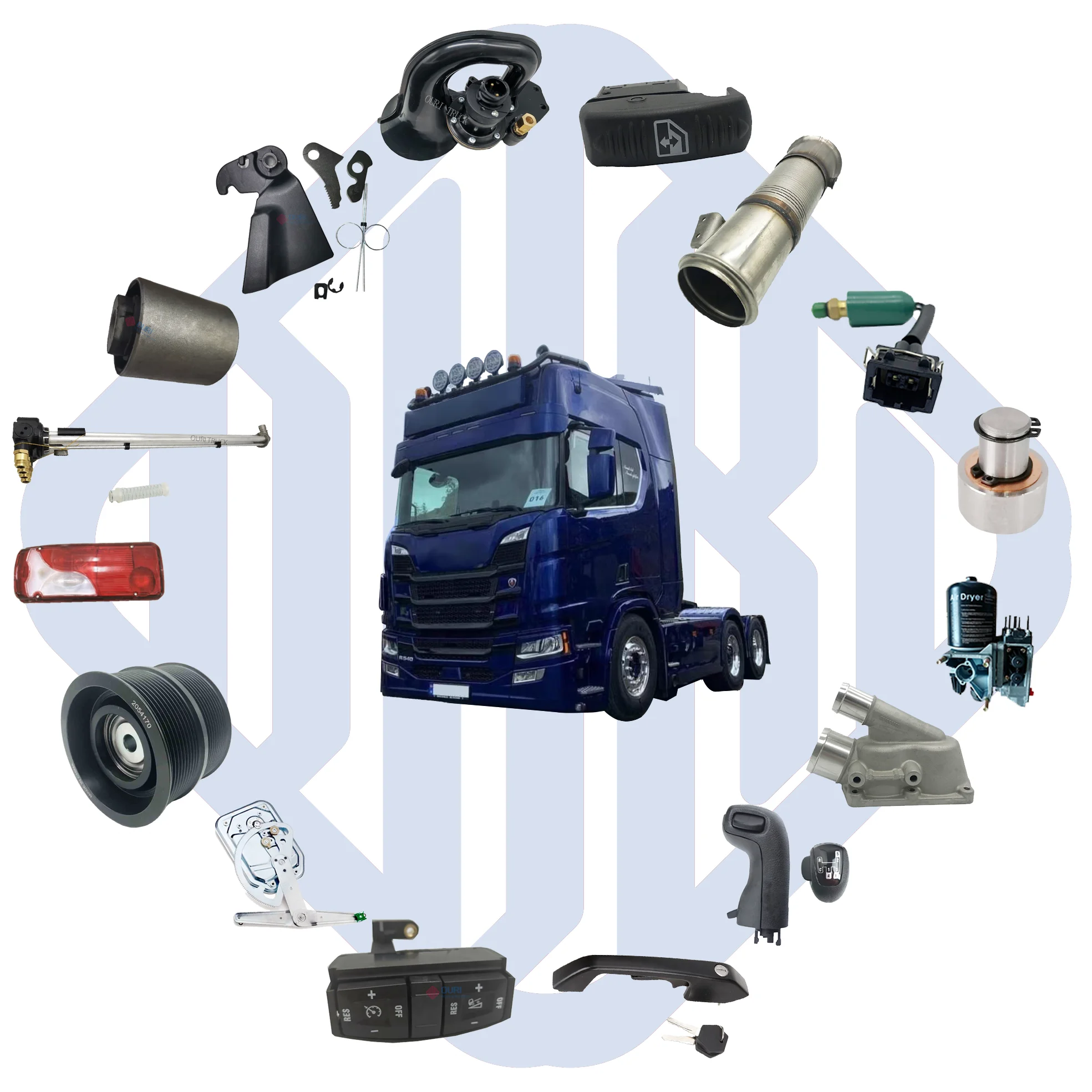 OEM стандартные запасные части для грузовиков тормозной клапан электромагнитный релейный