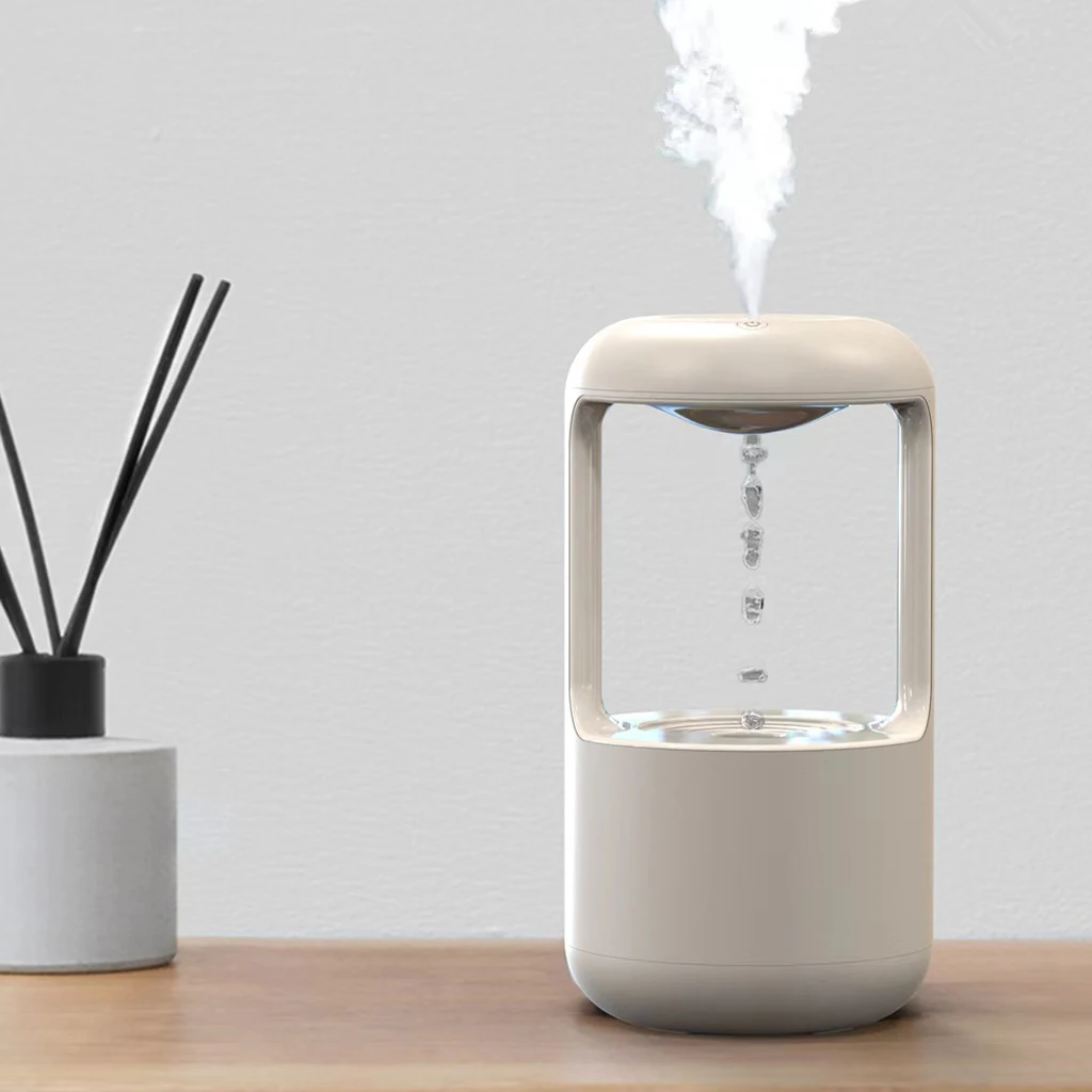 Bedroom Family Baby Anti-Gravity Humidifier for Great Room Smart Ultrasonic Humidifier with Cool Mist