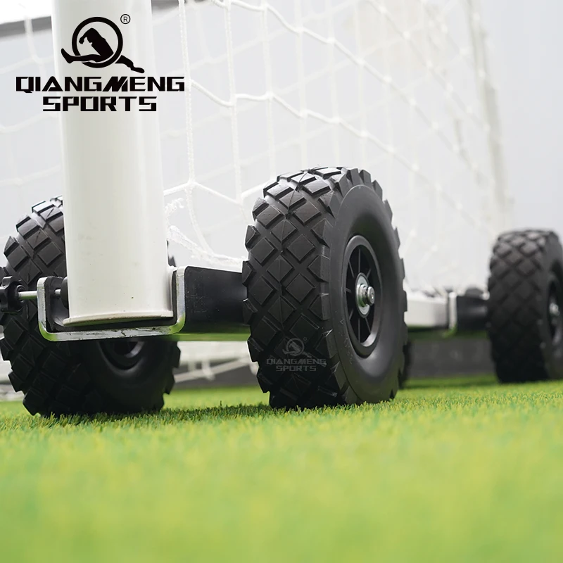 Portable aluminum Steel soccer goal wheels, mobile platform suitable for any size soccer goal