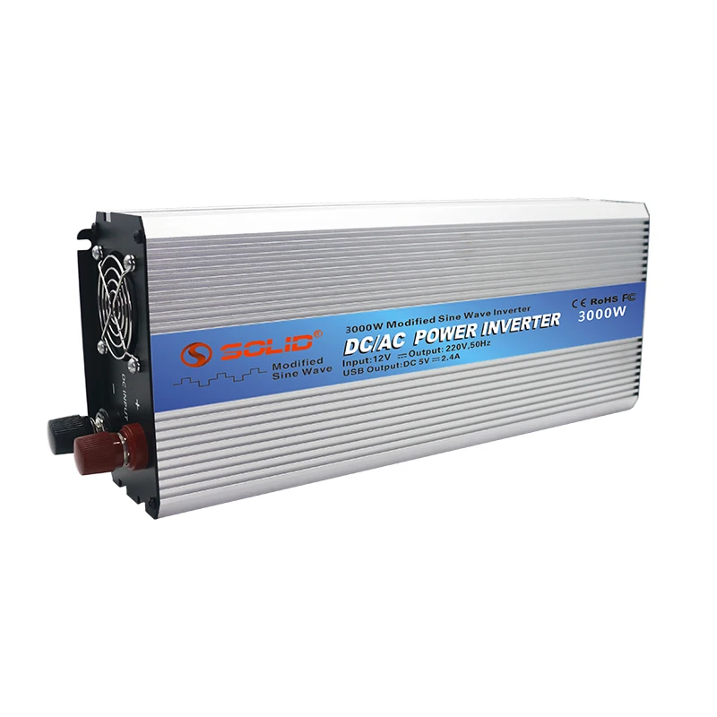 Автономный однофазный инвертор напряжения постоянного тока 12 В 24 в 48 в переменный ток 110 В 220 в 230 в 3000 Вт модифицированный синусоидальный волновой инвертор 3 кВт