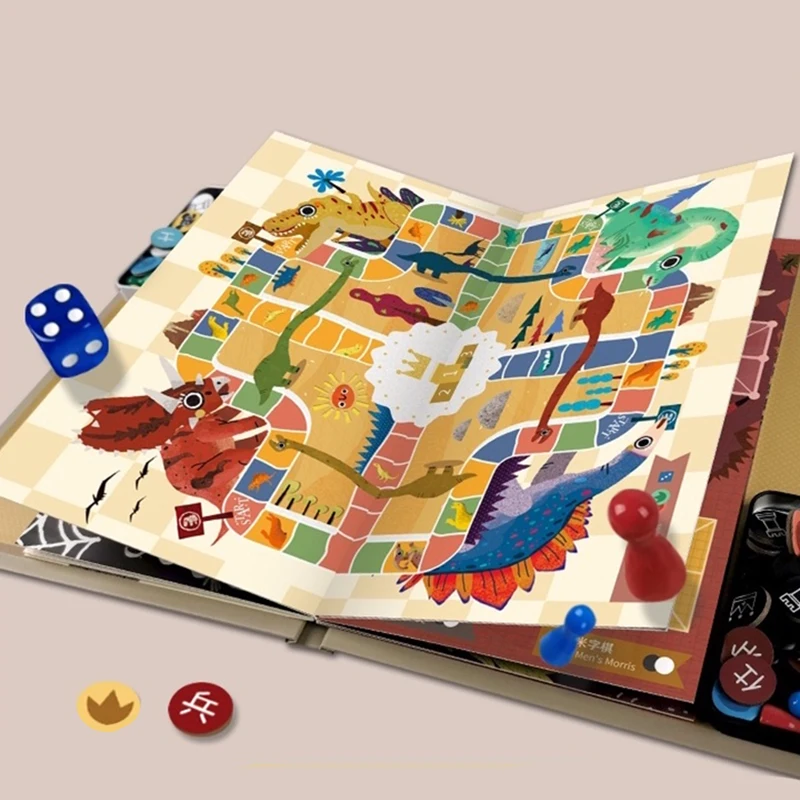 Factory Making 15 In 1 Boards Games Set Personalized Indoor Foldable Chess Game Children