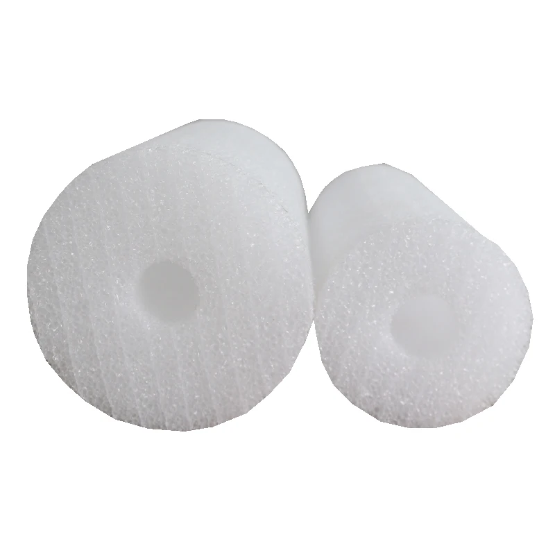 Professional Design White Black Cylinder Shape  Packaging  Protection Epe Foam Tube Epe Foam Packaging