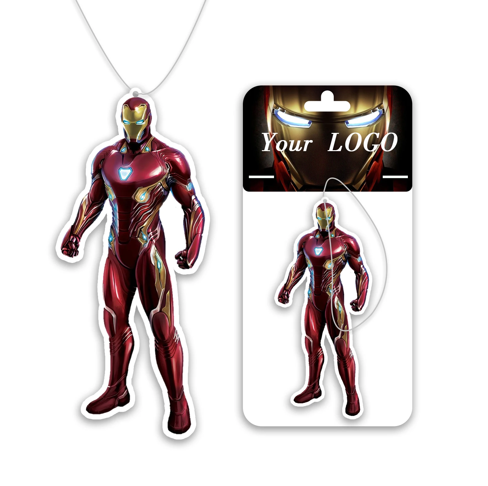 Iron Man Tony Stark custom car freshener car parfum little tree air freshener
